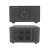 SOLUPEAK X103 1 Input 3 Output XLR Balanced Audio Switch Box 3-Channel Stereo Converter Passive Signal Source Selector Divider