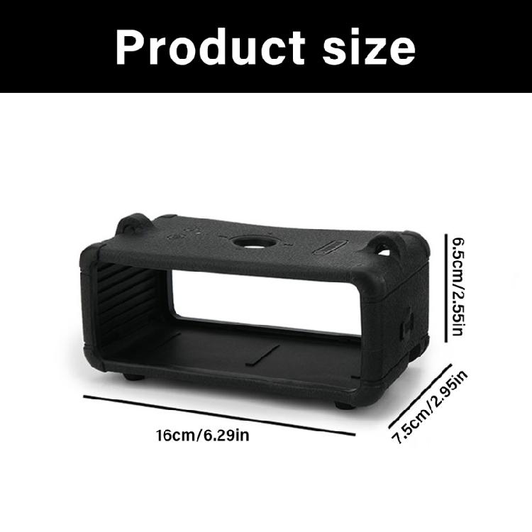 Travel Silicone Speaker Case With AntiSlip Rubber Base Adjustable Carry Strap Shockproof Protections for EmbertonIII