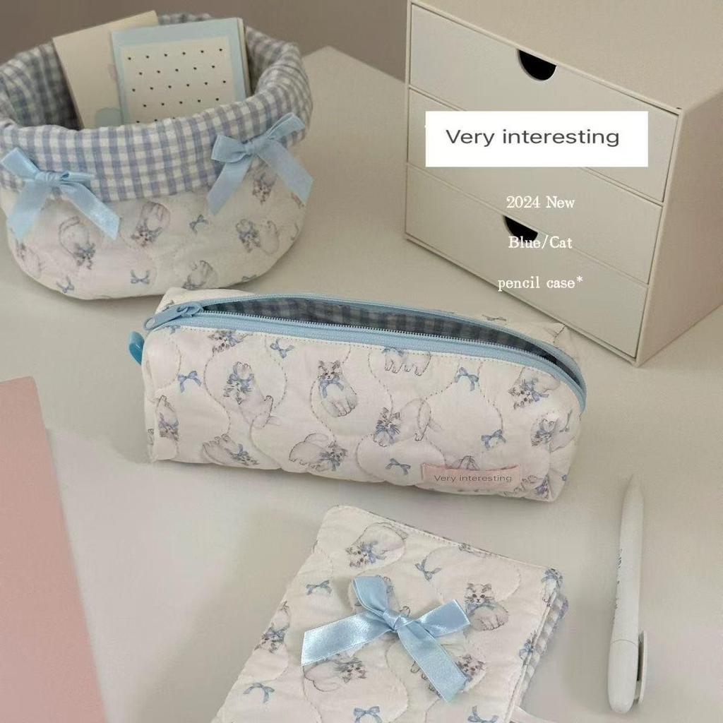 Japanese Cute Girl Print Large Capacity Pencil Case - Stylish Stationery Bag