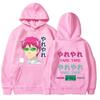 Anime Katastrofální život Saiki K Mikina s kapucí Vintage tisk Mikiny Saiki Kusuo Unisex Dámská Módní Mikina Nadměrná Mikina