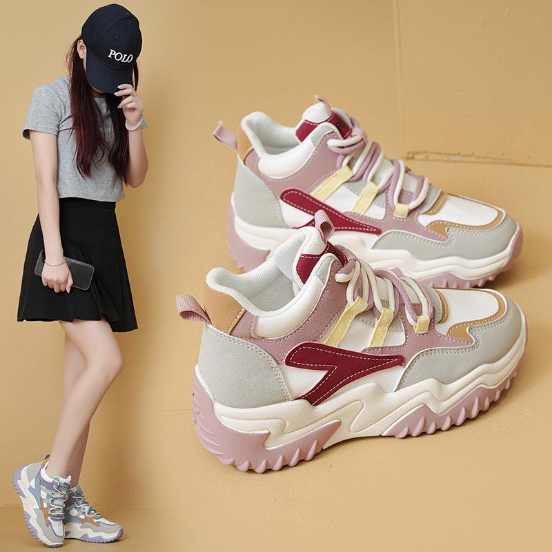 Daddy Shoes Girl 2025 Autumn and Winter New Ins Tide Korean Version Versatile Student Sneakers Street Shoes Women
