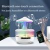 Innovative Raindrop Humidifier with Bluetooth Speaker & Seven-Color Mushroom Night Light