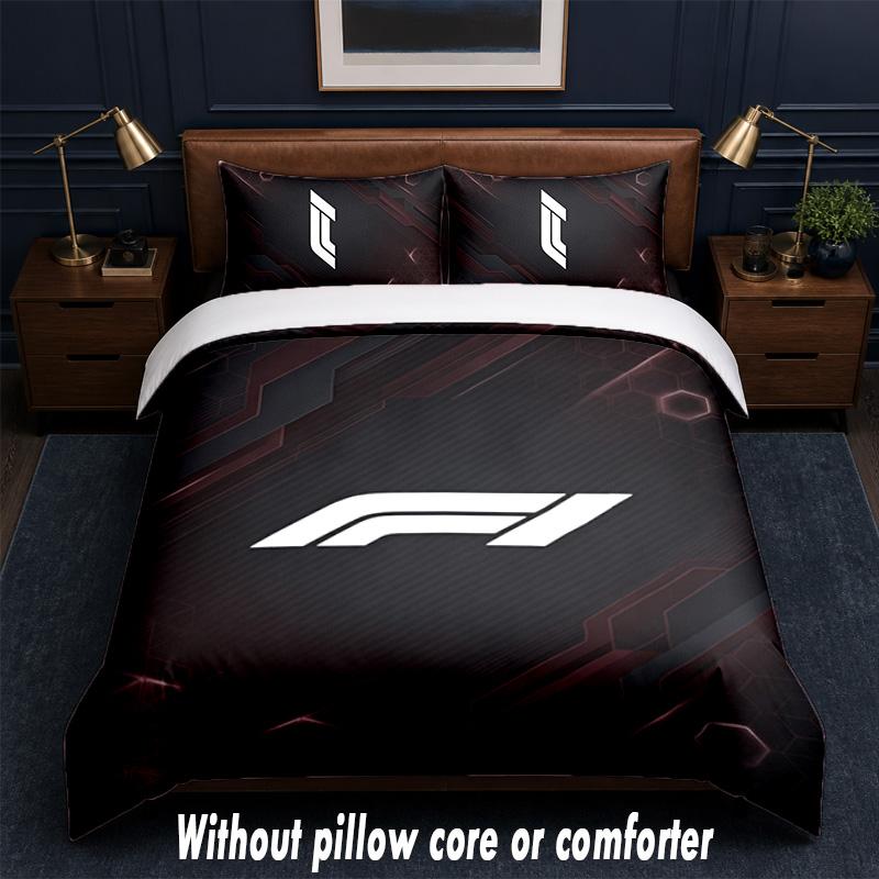 Set Biancheria da Letto Design F1 1 Copripiumino + 2 Federe Morbido Traspirante Biancheria da Letto per la Casa