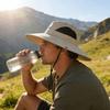 Bucket Hat Breathable Mesh Fabric Wide Brim Adjustable Fit UV Protection Hat Outdoor Activities Foldable Sun