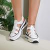 Fashion Women Shoes 2024 New Closed Toe Women Sandals Fashion Rome Casual Sandals Women Hollow Platform Wedges Plus Size Sneakers Female