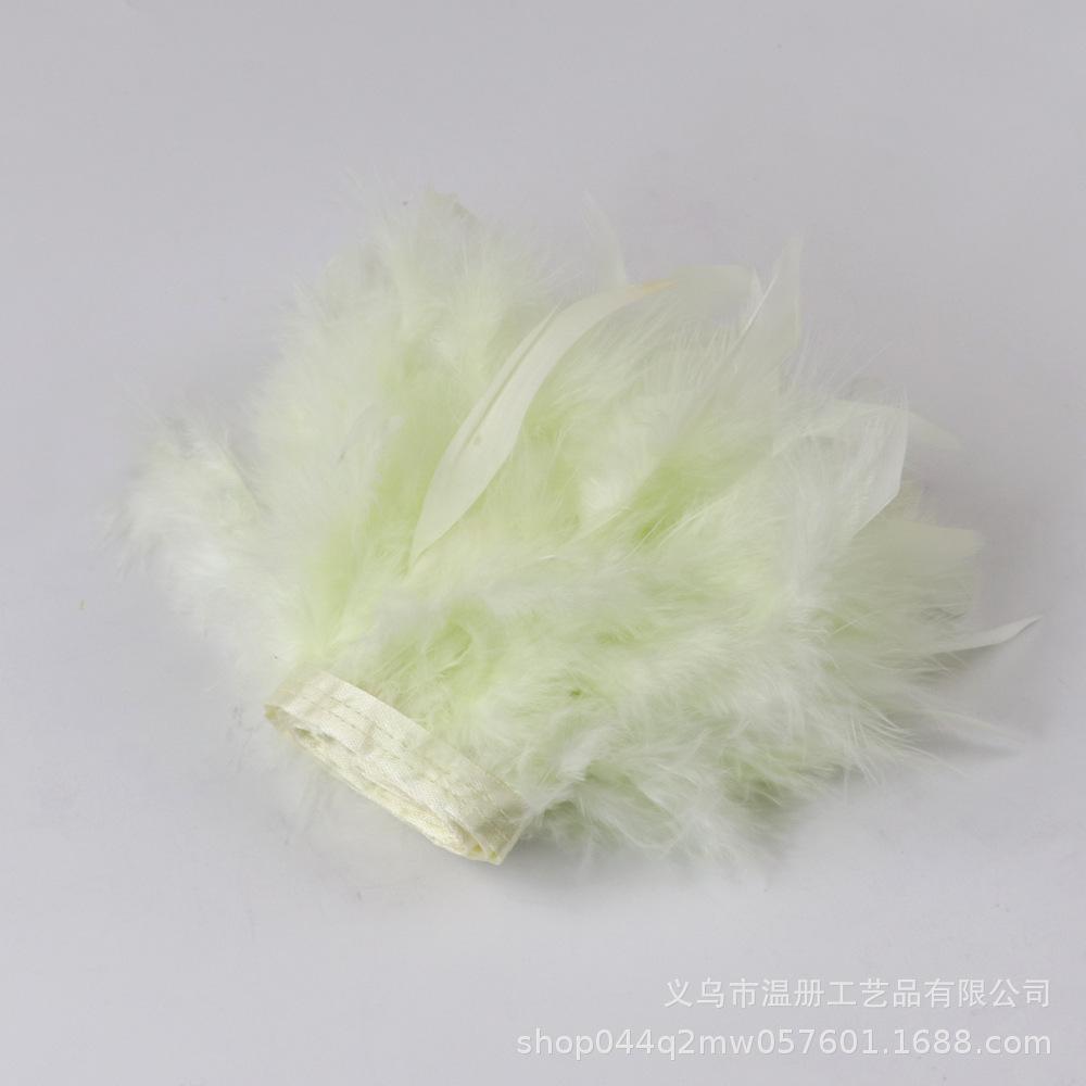 Feather Turkey Feather Lace Car Doll Decorative Fire Piece Cloth Edge Feather Handmade Dress Skirt Material
