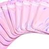 50Pcs 4 Styles Laser Packaging Bag Flat Cosmetic Bag Holographic Mini Bags