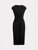 2025 Women's Elegant Slim-fit Midi Skirt with Waist Metal Accents and Slit