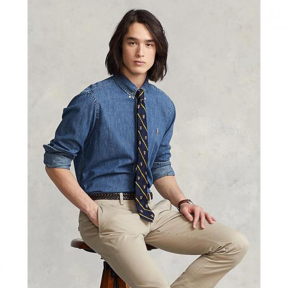 

Polo Ralph Lauren Mens Classic Fit Denim Shirt Mnpowov16820204410 XL