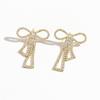 Korean Rhinestone Bow Earrings: Eco-friendly, Shiny, Versatile Fashion for Women