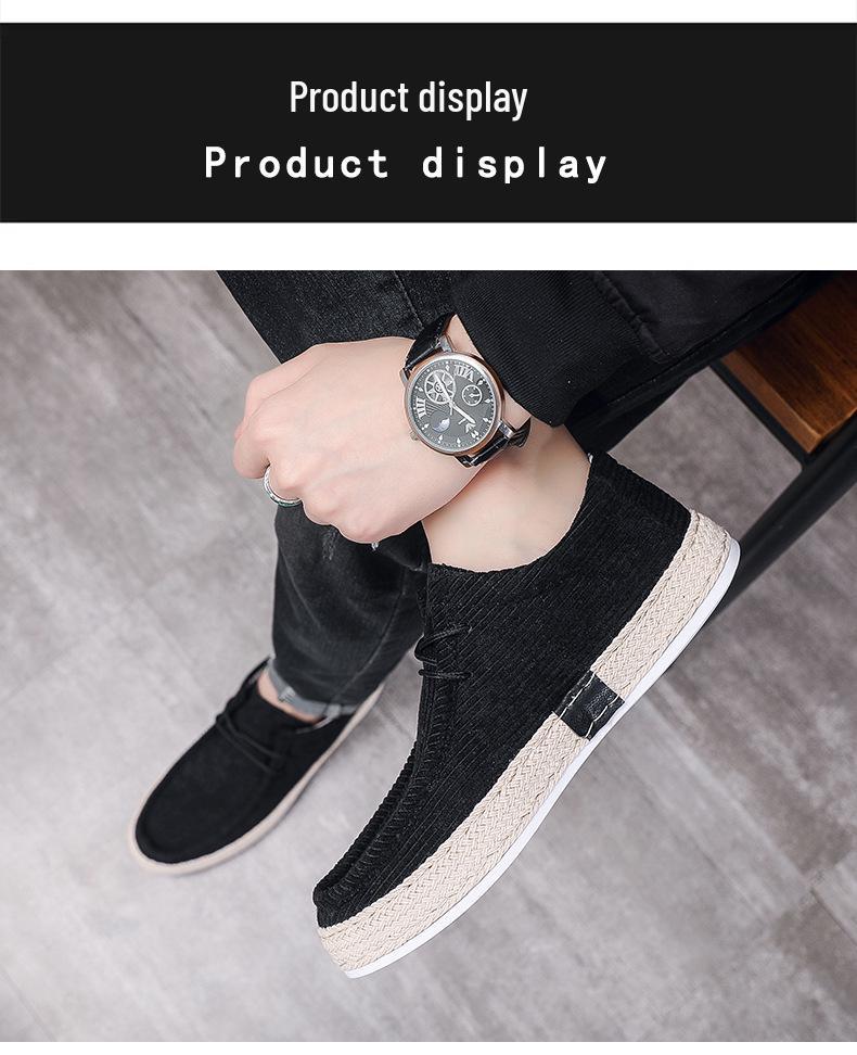 2023 Autumn Men's Casual Flat Boat Shoes - Soft Sole, Lightweight, Fisherman & Skate Style