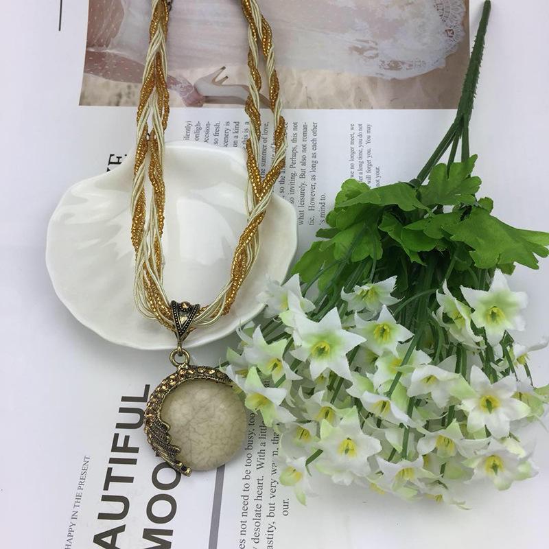 Bohemian Ethnic Style Round Hollow Clavicle Necklace - 2021 Autumn/Winter Edition