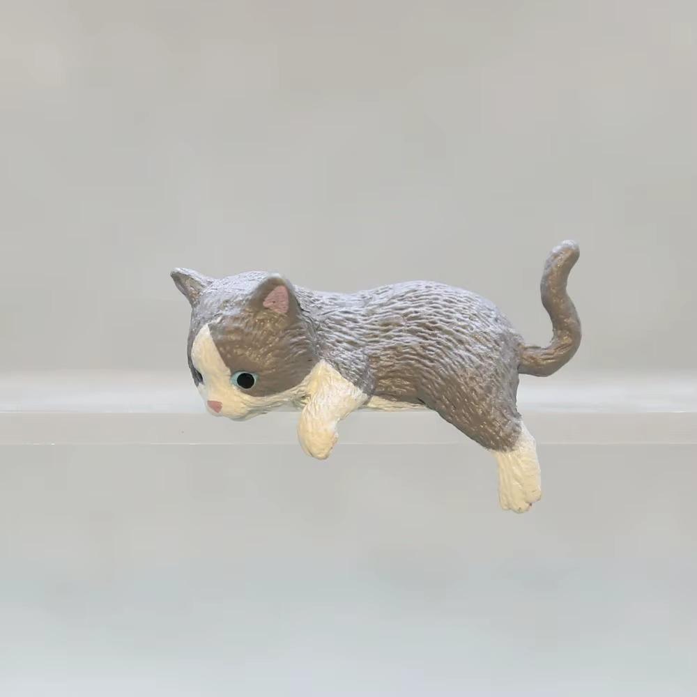 Edge Cat Computer Water Cup Car Edge Decoration Cream Glue Accessories Small Ornaments Figurines & Miniatures