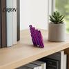 Creative Geometric Desktop Decor 3D Printed Slime Cube Fidget Toy, Squishy Puzzle Stress Relief Toy for Desk Office, Soft Decoration with Matte