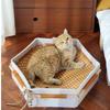 Wear Resistant Cat Sofa Bed Detachable Cat Elevated Bed Breathable Cool Cat Nest  for Cats and Dogs