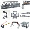 City Train Buffer Strar Stop Parts Train Station Building Blocks MOC Technical Creative Bridge Leduo Assembles Particles Toys