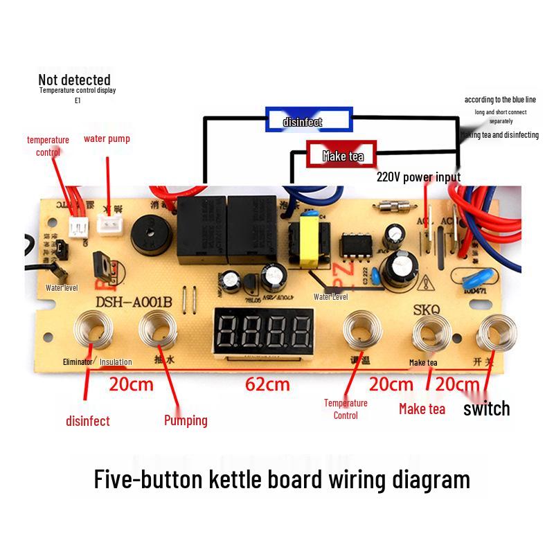 Electric Kettle Circuit Board Replacement – Auto Fill & Universal Compatibility