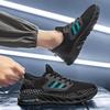 Super Light Spring/summer Color Cutout Mesh Surface Breathable Soft Bottom Men's Large Size Leisure Outdoor Running Shoes