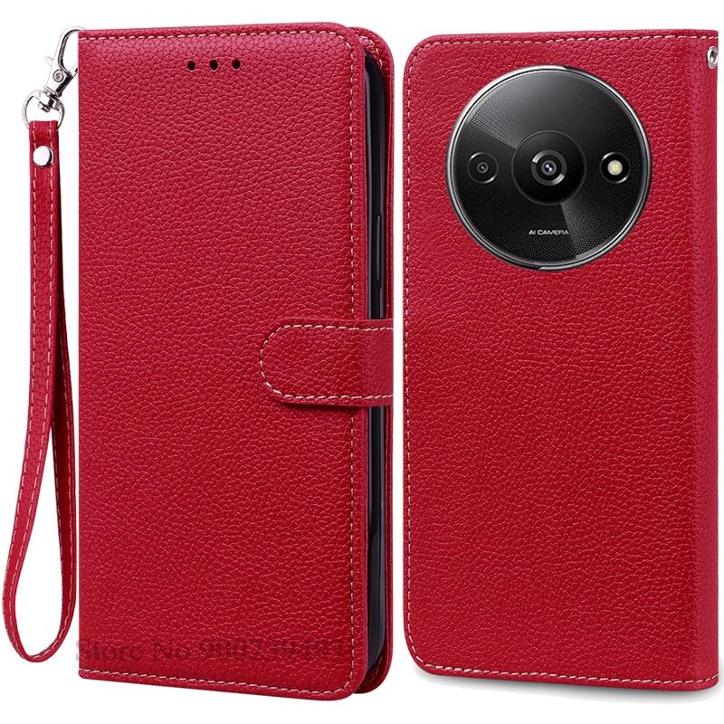 Pro Redmi A3 Pouzdro Kožené Peněženkové Vyklápěcí Pouzdro Pro Xiaomi Redmi A3 Kryt Ochranné Fundas Coque Pro Xiaomi Redmi A3 A 3 Pouzdro na Telefon