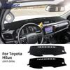 Tappetino Copri Cruscotto Toyota Hilux per 2015-2024 - Tappetino Cruscotto Premium in Flanella Protezione UV Anti-Riflesso - Opzioni LHD e RHD