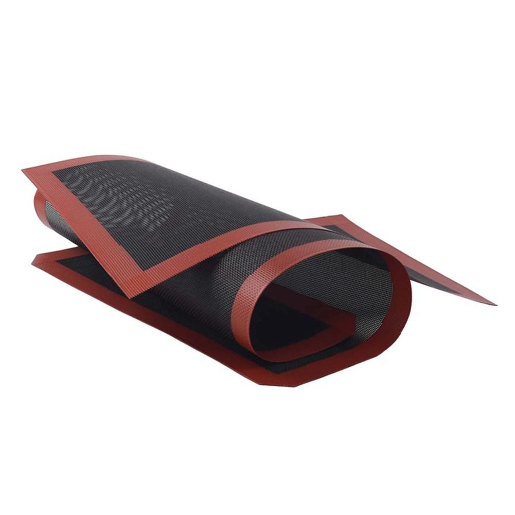 Silicone Baking Hollow Mat Pad Non-Stick Baking Breathable Glass Fibre Oven Sheet Liner for Cookie Bread Biscuits Home Kitchen Baking Tools