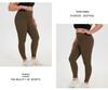 Kadın Büyük Beden Avrupa/Amerikan Yoga Pantolonu - Şeftali Kalça, Fitness ve Koşu Tayt Leggings