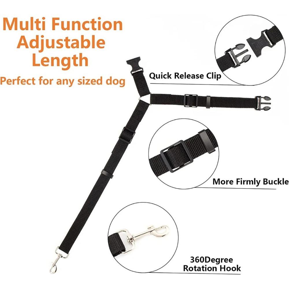 Adjustable Dog Seat Belt Dog Harness Pet Car Vehicle Seat Belt Pet Safety Leash Leads for Dogs/Cats Adjustable