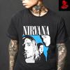 T-shirts Hommes et Femmes Nirvana Heavy Metal Rock Alternatif Groupe Unisexe Coton
