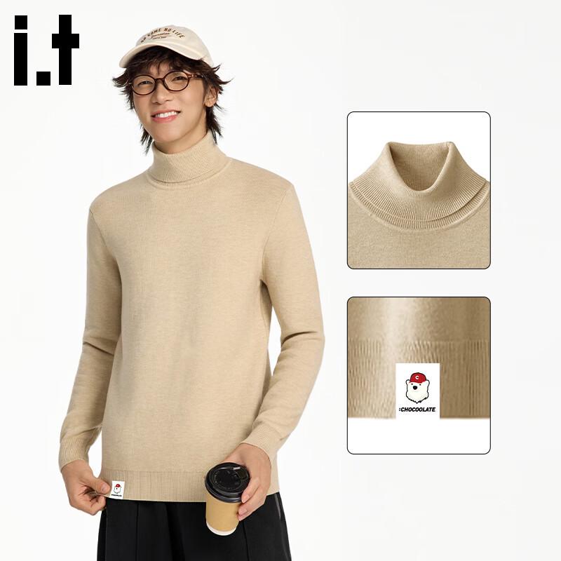 

CHOCOOLATEit Men s Solid Turtleneck Thermal Sweater 4XL