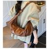Lazy Style Retro Large-capacity Bag Women's 2025 New Pleated Dumpling Casual All-matching Texture Shoulder
