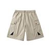Anta Pure Color Casual Loose Five-Point Shorts Men Bottoms Khaki 172228502-1