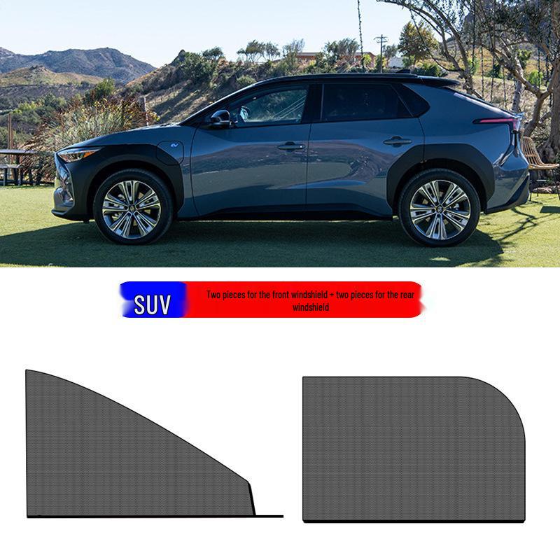 Breathable Elastic Mesh Car Window Sunshade for Pets & Strollers
