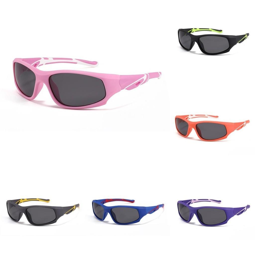 Trendy European And American Style Kids Sunglasses Uv400 Polarized Outdoor Sports Eyewear S706