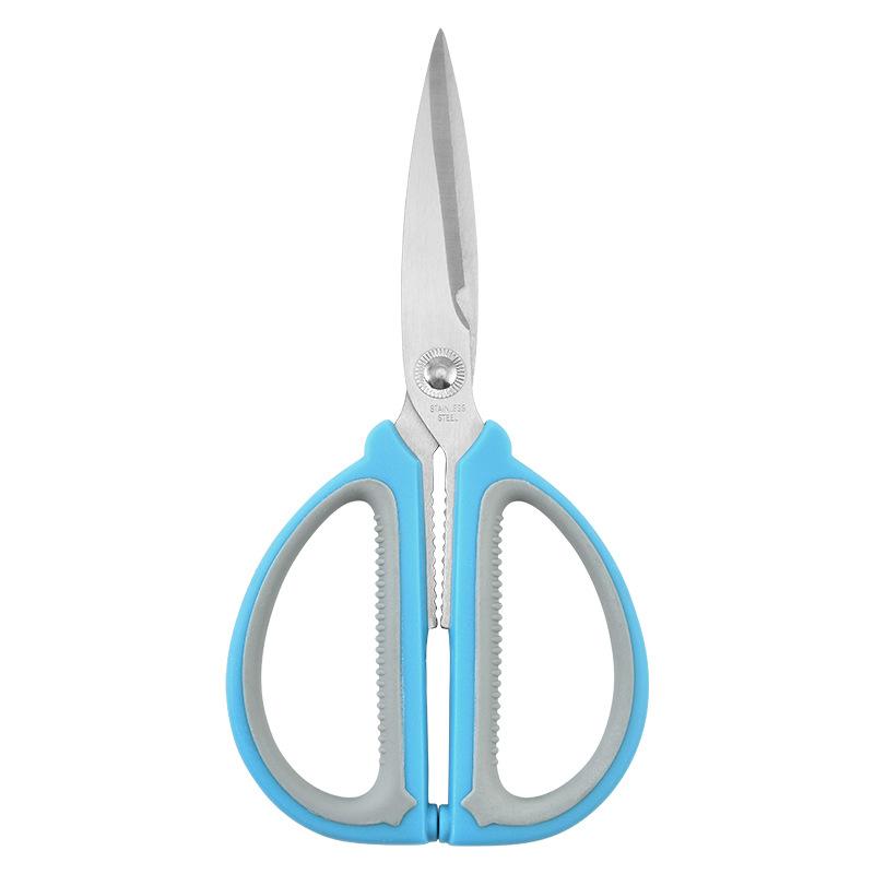 Multifunction Kitchen Shears Stainless Steel Heavy Sharp Scissors Clip Walnut Save Effort Scissors