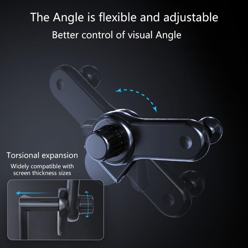 Vehicle Screen Support Extension Rod Stand with Height Adjustment for Drivers & Passenger, Navigation Movies Video Calls