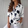 Button-Down-Hemden für Damen Leinen-Button-Down-Hemden Halbarm-Hemden für Damen Halbarm-Oberteile für Damen