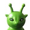 1/2/3Pcs Green Aliens Button Keychain Fidget Toy with Sound LED Lights Stress Anxiety Relief Keyboard Clicker Decompression Button Sensory Toy