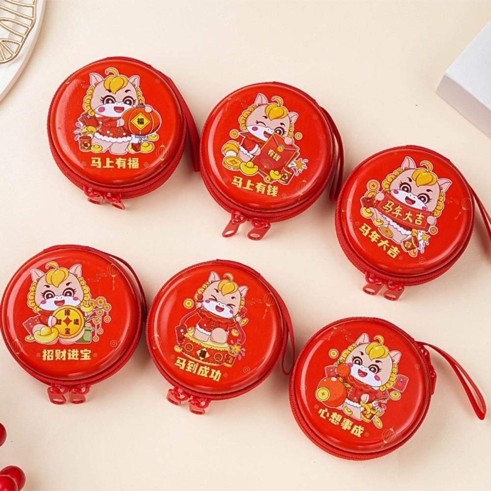 Gifts Cartoon Christmas Coin Purse Tin Box Snowman Phone Keychain Pendant Santa Claus Candy Storage Box Christmas