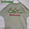 [USED] Hard-to-find Budweiser Frog T-shirt, Size L, Overseas