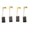 Width 9mm Carbon Brushes 4 Pcs Carbon High Quality