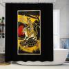 Tiger Turtle Wildlife Forest Animal Shower Curtain Nature Decor Bathroom Set Vintage Home Decor Artistic Print