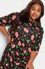 Women's Big Size Dress Plus Size Snowman Patterned Long Dress 215927