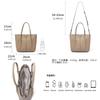 The First Layer of Cowhide New Large-capacity Tote Bag, High-end Women's Shoulder Bag, Versatile Bucket Bag, Commuter.