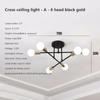 Modern Creative Chandelier LED Lighting Romantic Minimalist Black White Golden Bedroom Living  Dining Room Ceiling Decor Lamp