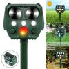 1 Peça Repelente Animal Solar para Jardim Exterior Sensor de Movimento Luz Piscante Cão Gato Guaxinim Coelho Dissuasor de Animais