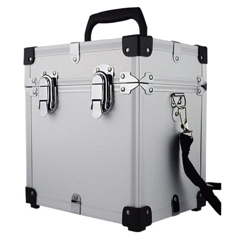 Compact and lightweight aluminum case for laser leveling, green laser attach? case, aluminum insert for laser leveling, aluminum tool box (Color: A)