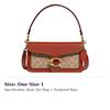 COACH Tabby Leather Shoulder Bag, Crossbody Bag, Shoulder Bag Medium Women's Rusty Red 6793-B4NQ4