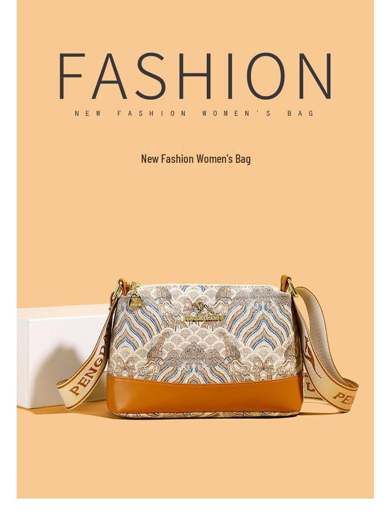 2025 Luxury Multi-Use Three-Layer Women's Handbag: Large Capacity, Fashionable Shoulder, Crossbody & Pillow Bag.