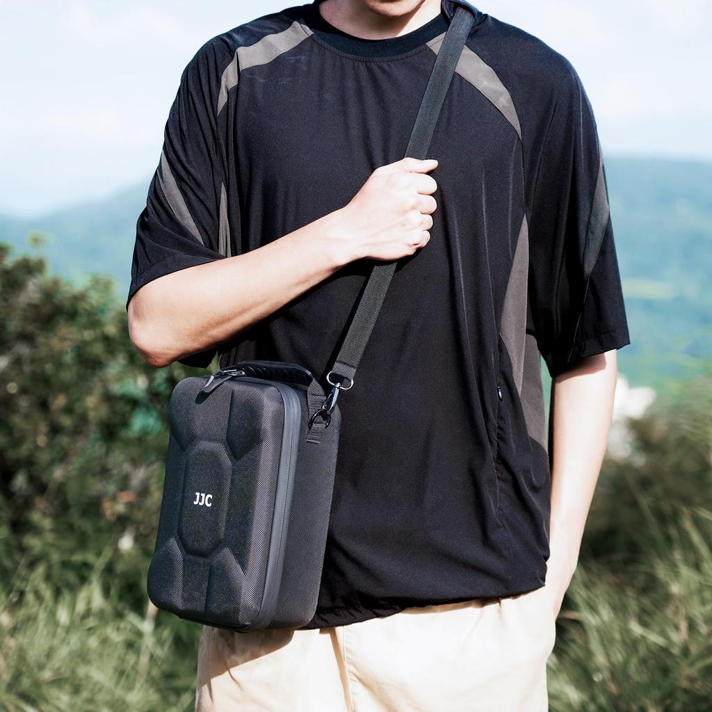 JJC Shockproof Camera Shoulder SLR Camera Stylish with Mirrorless Camera and Lens Small Item Handbag for Outdoor Photography Bag, Bag, Bag, 2-Way