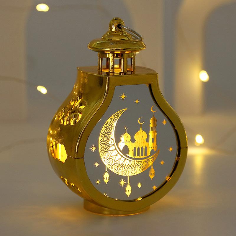 Ramadan Decoration Night Light Eid Muslim Night Lamp Home Decor Ramadan Karim Lantern Party Supplies Guest Gifts